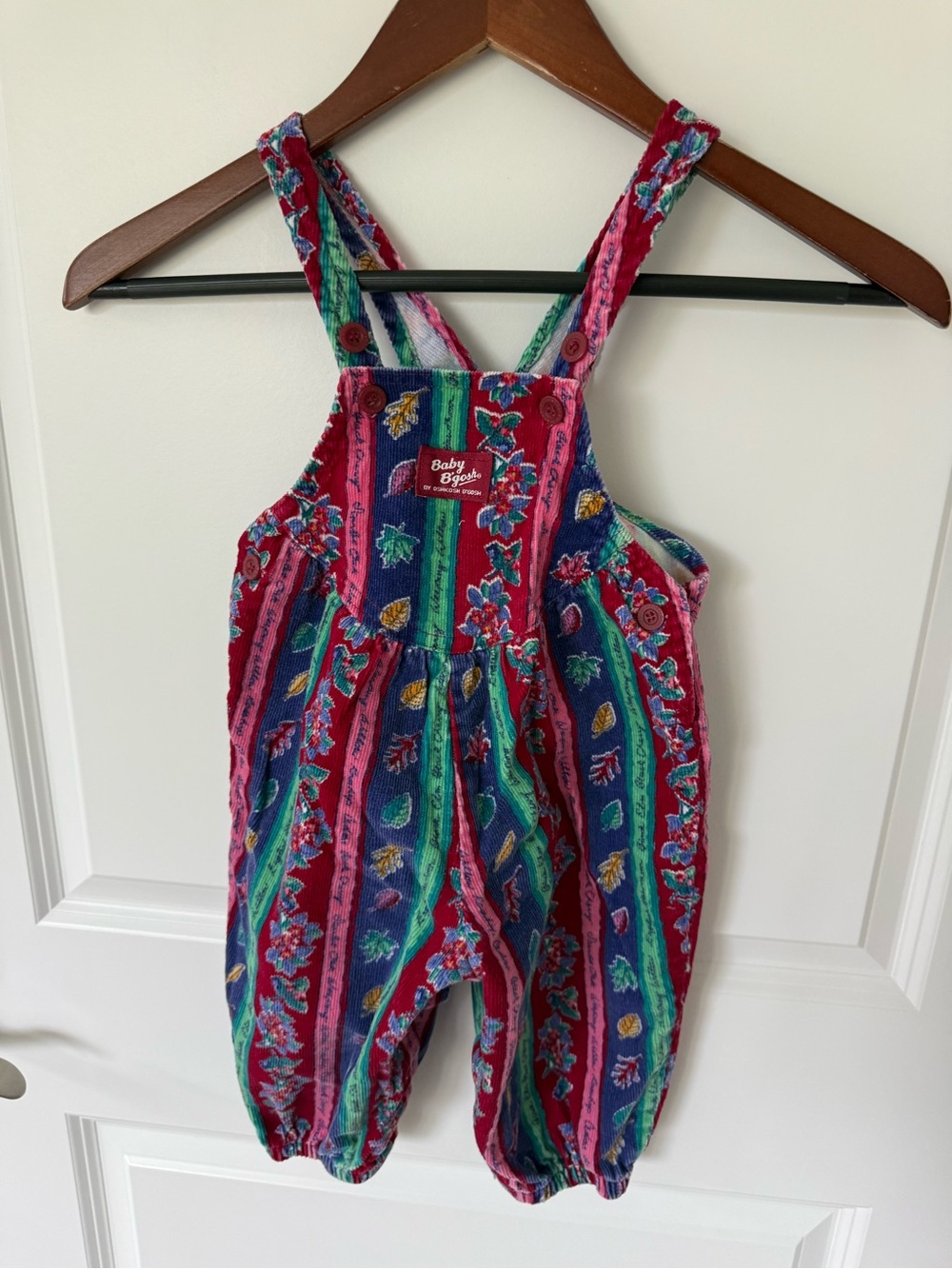 Oshkosh B’gosh Vintage 80s Corduroy Bubble Romper 18 Months